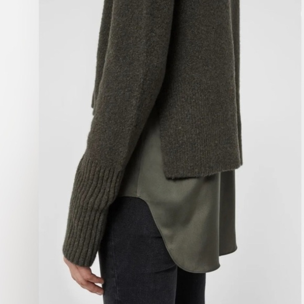 All Saints Dark Green Sweater - Picture 3 of 11